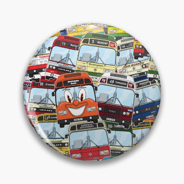 Item preview, Scottish Leyland National Buses Montage Illustration Retro Nostalgia 70s 80s 90s designed and sold by BFXIII.