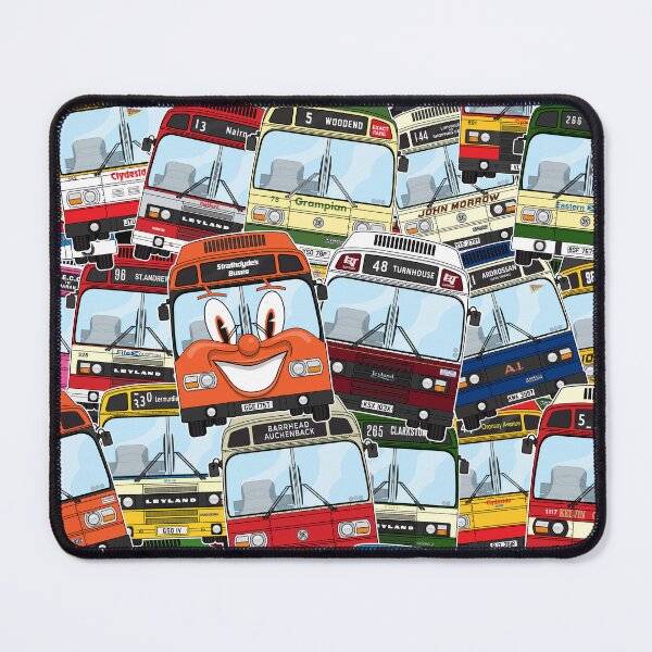 Item preview, Scottish Leyland National Buses Montage Illustration Retro Nostalgia 70s 80s 90s designed and sold by BFXIII.
