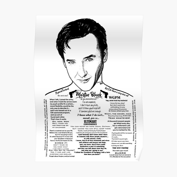 Grosse Pointe Blank Posters Redbubble