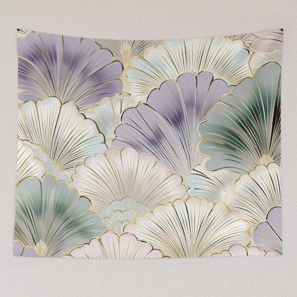 Item preview, Japanese textile design III: Floral motifs and flowing lines that capture the essence of Japanese elegance. designed and sold by InsaneLEDP.