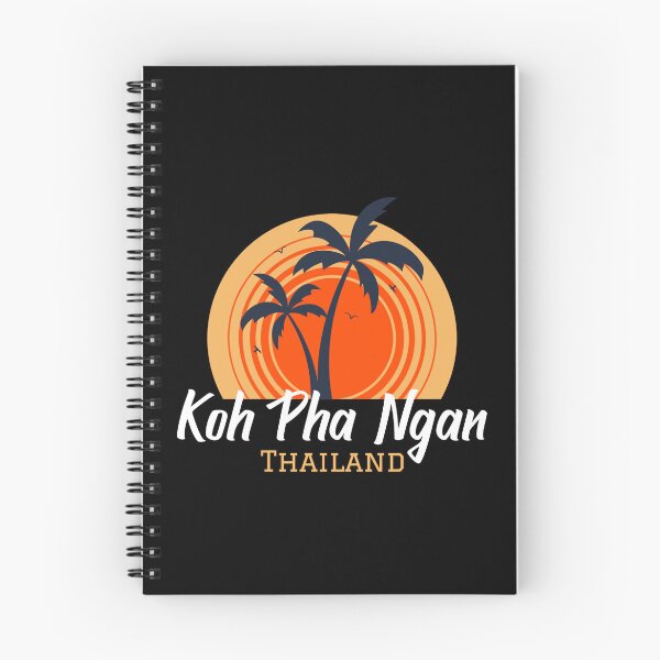Item preview, Koh Pha Ngan Sunset And Palm Trees Design designed and sold by RektRepublic.