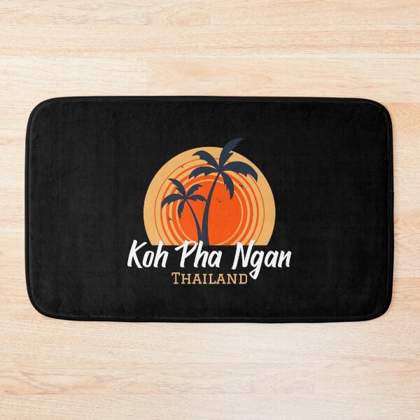 Item preview, Koh Pha Ngan Sunset And Palm Trees Design designed and sold by RektRepublic.