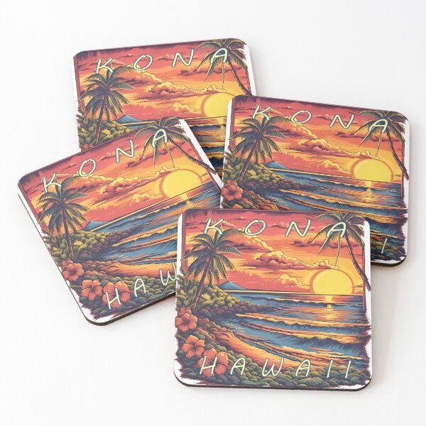 Item preview, Kona Hawaii Sunset  designed and sold by Uncle-Hawaii.