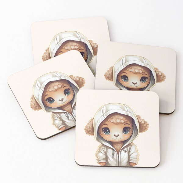 Aperçu de l'œuvre Sweat à capuche minimal mignon bébé mouton créée et vendue par bianca47.