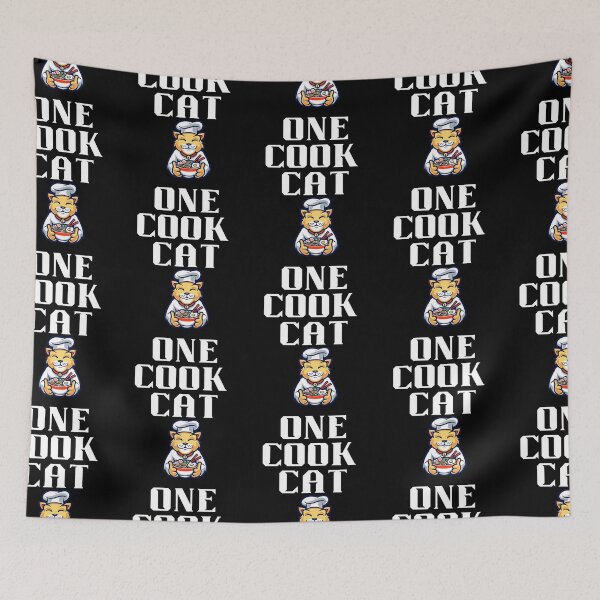 Item preview, Funny One Cook Cat Catering Cooking Kitten Chef Culinary designed and sold by MagicSD Designs.