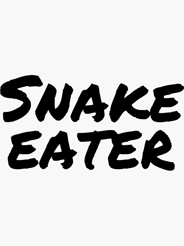 "Snake eater" Sticker for Sale by MilitaryRus Redbubble