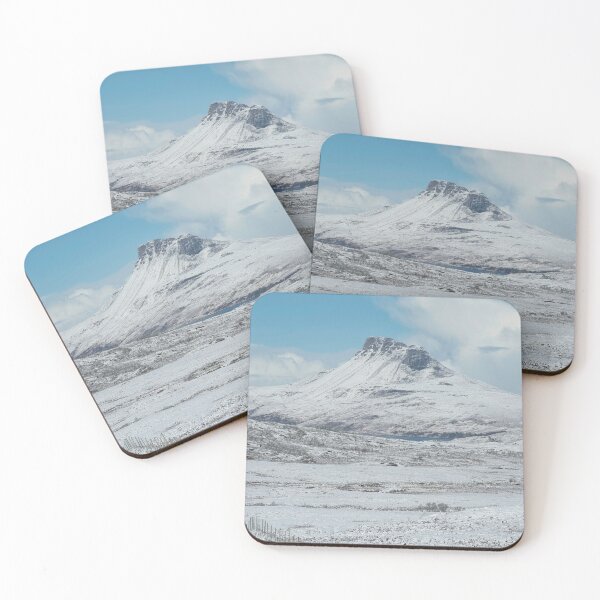 Item preview, Snow covered Stac Pollaidh,Assynt,Highlands designed and sold by Derren Jones.