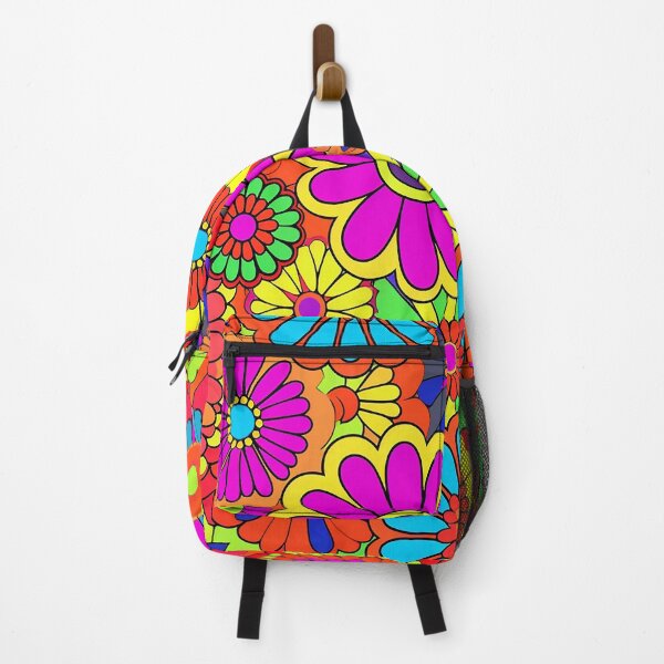 Item preview, Flower Power Retro Style Hippy Flowers designed and sold by geodedebit.