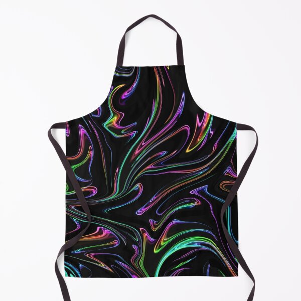 Item preview, Colorful neon liquid paint marble pattern with black background designed and sold by 1Celery.