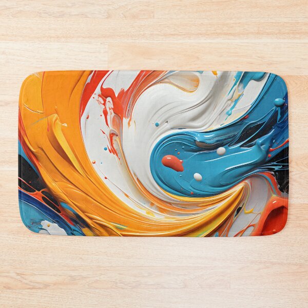 Item preview, Abstract Thick Strokes Painting 4 designed and sold by Maxouniverse.