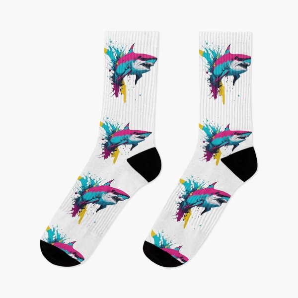 Item preview, Shark colorful monster design for every shark lover — Ocean and freshwater animals designed and sold by BacalhanzZz.