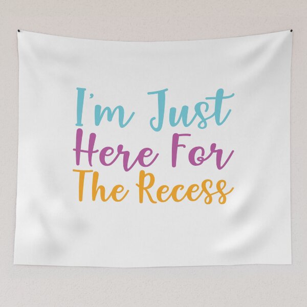 Item preview, I'm Just Here For Recess Funny Back to School designed and sold by HAWORD.