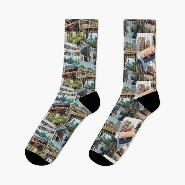 Item preview, Greetings from Boston in Massachusetts Vintage style retro souvenir designed and sold by DeveloperProp0.
