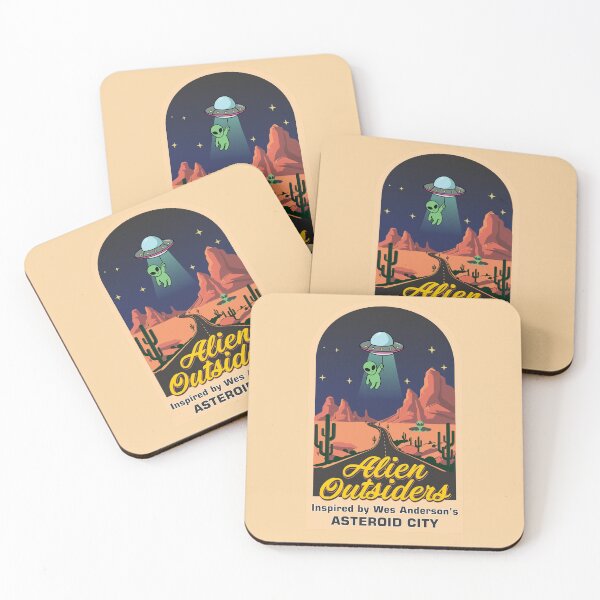 Item preview, Alien Outsiders' – inspired by Wes Anderson's Asteroid City designed and sold by printroute.