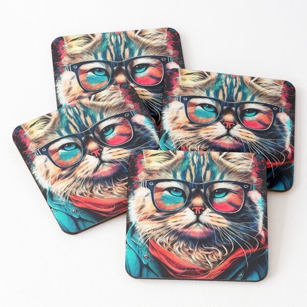 Item preview, Hipster cat Indie #cat  designed and sold by JBJart.