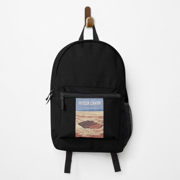 Item preview, Meteor Crater Arizona Travel Art Vintage designed and sold by KrisSidDesigns.