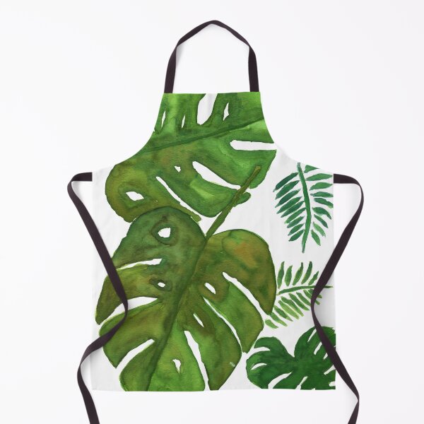 Item preview, Monstera Deliciosa watercolor painting, tropical botanical, philodendron leaf designed and sold by AnissaF.