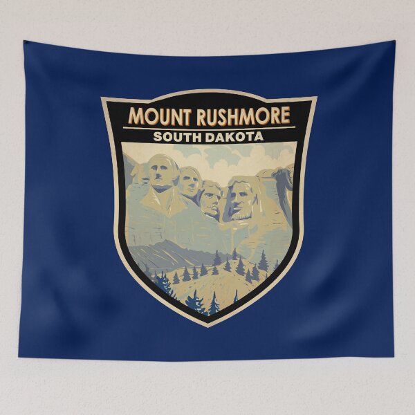 Item preview, Mount Rushmore South Dakota Badge designed and sold by KrisSidDesigns.