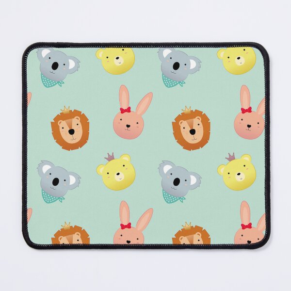 Item preview, Pattern baby animals green designed and sold by LaColoteca.