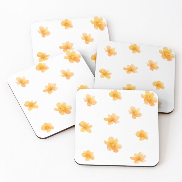 Item preview, Little Orange Flowers Watercolour Set designed and sold by Cuddleblossom.