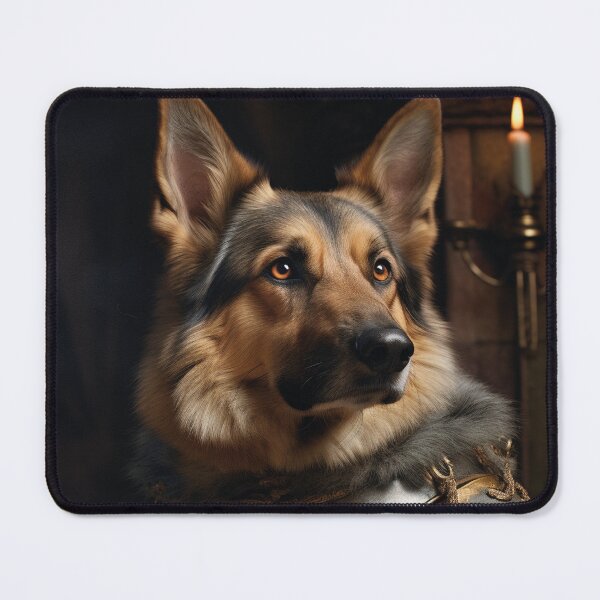 Item preview, Majestic Guardian: German Shepherd in Medieval Armor! designed and sold by calharborne.