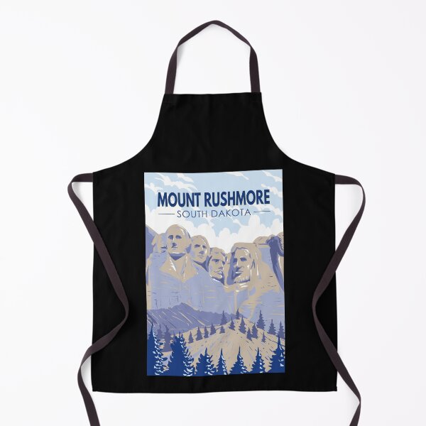Item preview, Mount Rushmore South Dakota Travel Art Vintage designed and sold by KrisSidDesigns.
