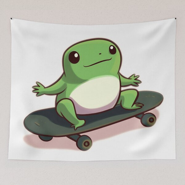 Item preview, Skateboarding Frog designed and sold by defencepalaces.