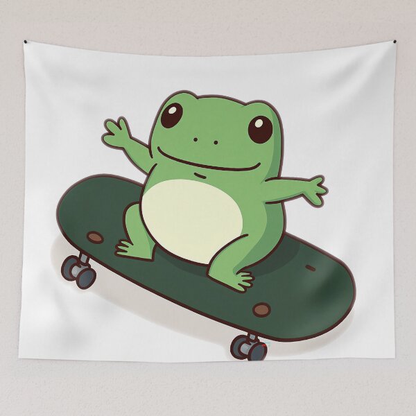 Item preview, Skateboarding Frog designed and sold by defencepalaces.