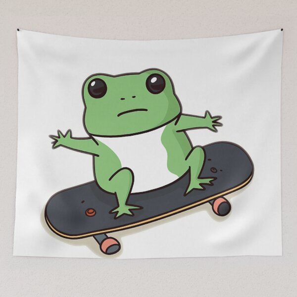 Item preview, Skateboarding Frog designed and sold by defencepalaces.