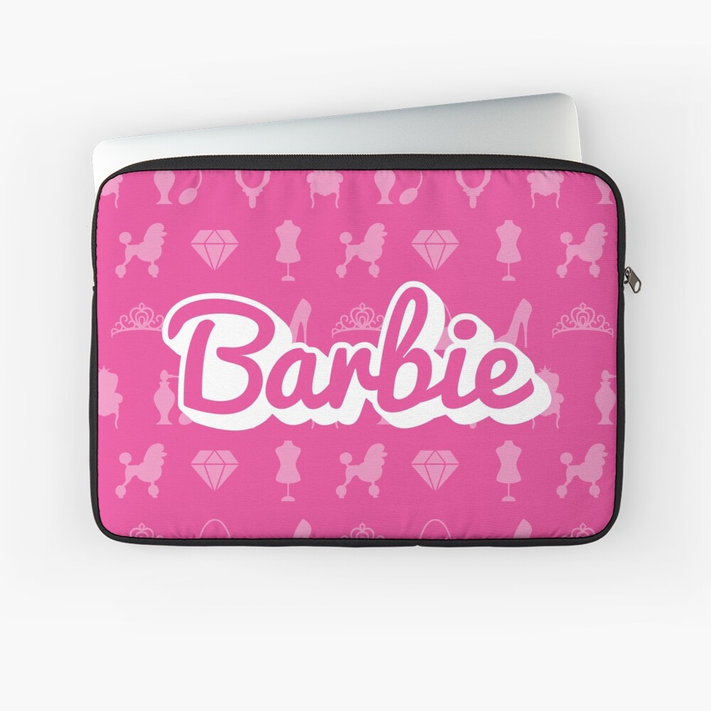 Pink Barbi Logo & Pattern iPhone Case