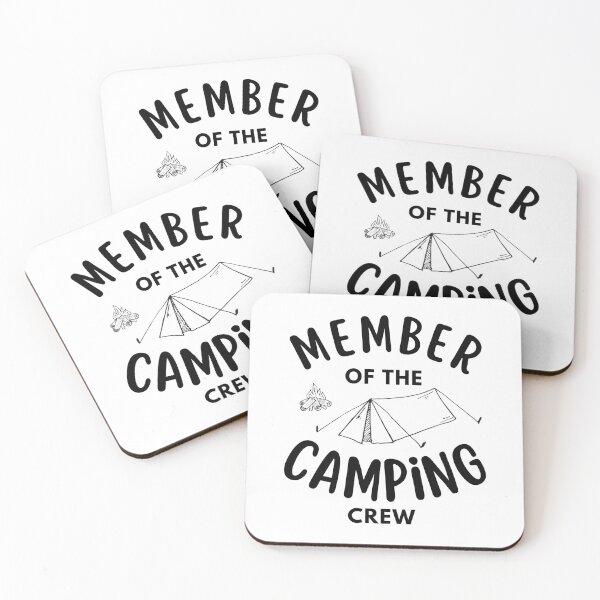 Item preview, Member of the Camping Crew  designed and sold by wejollydigitals.