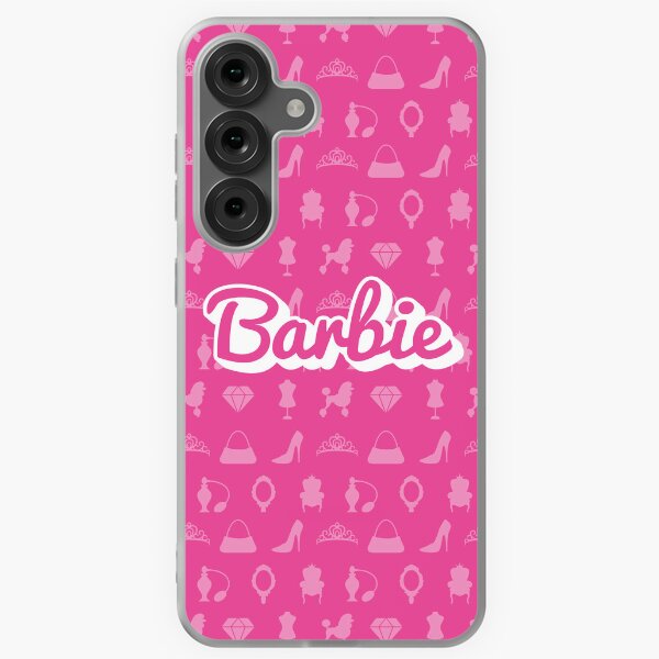 Artikel-Vorschau von Rosa Barbi-Logo und Muster, designt und verkauft von KyMaDoll.