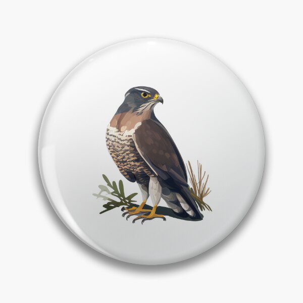 Item preview, Sparrowhawk looking over its shoulder designed and sold by naturemenagerie.
