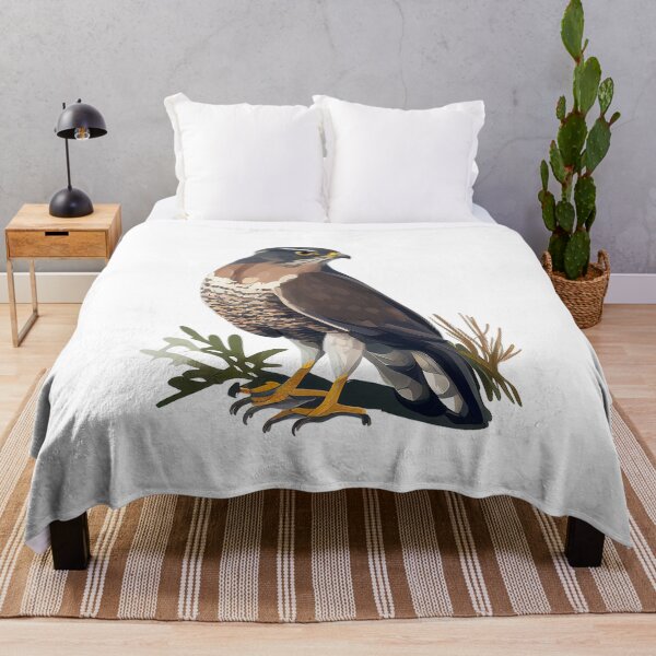 Item preview, Sparrowhawk looking over its shoulder designed and sold by naturemenagerie.