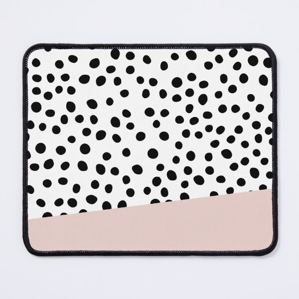 Item preview, Black Pink Dots Pattern designed and sold by KeekStudio.