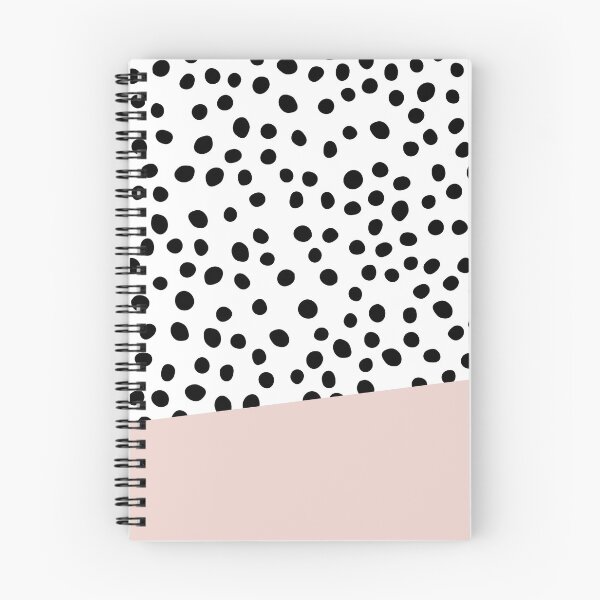 Item preview, Black Pink Dots Pattern designed and sold by KeekStudio.