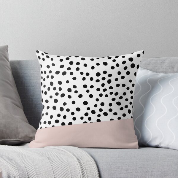 Item preview, Black Pink Dots Pattern designed and sold by KeekStudio.
