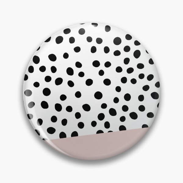 Item preview, Black Pink Dots Pattern designed and sold by KeekStudio.