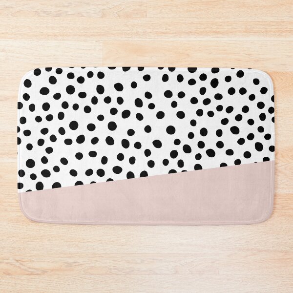 Item preview, Black Pink Dots Pattern designed and sold by KeekStudio.