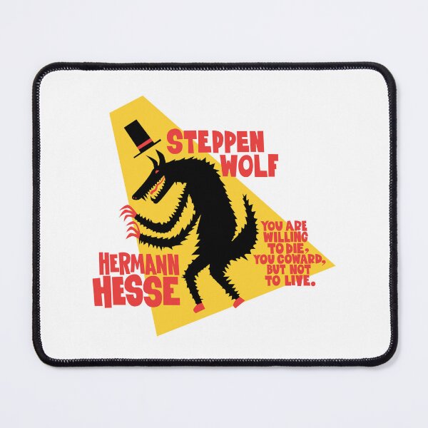 Item preview, Hermann Hesse - Steppenwolf Illustration designed and sold by Boogosh.