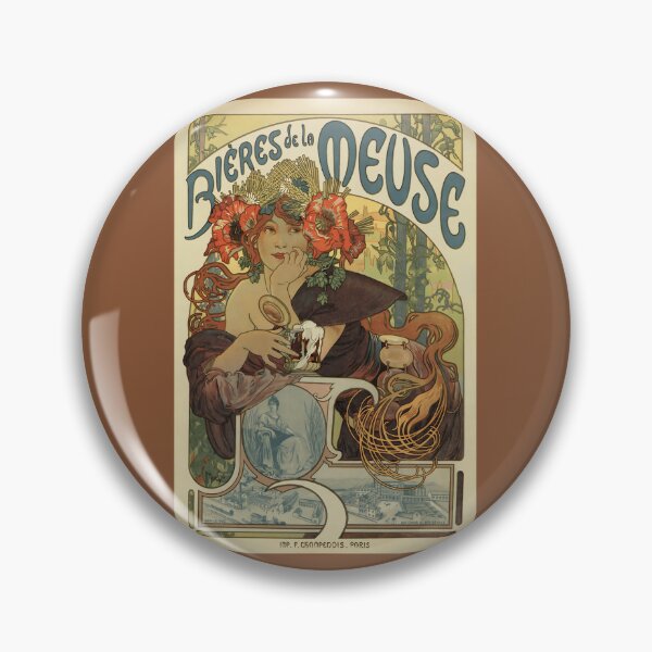 Item preview, Alfons Mucha art nouveau beer ad 	 	 designed and sold by xbsdohjd91.