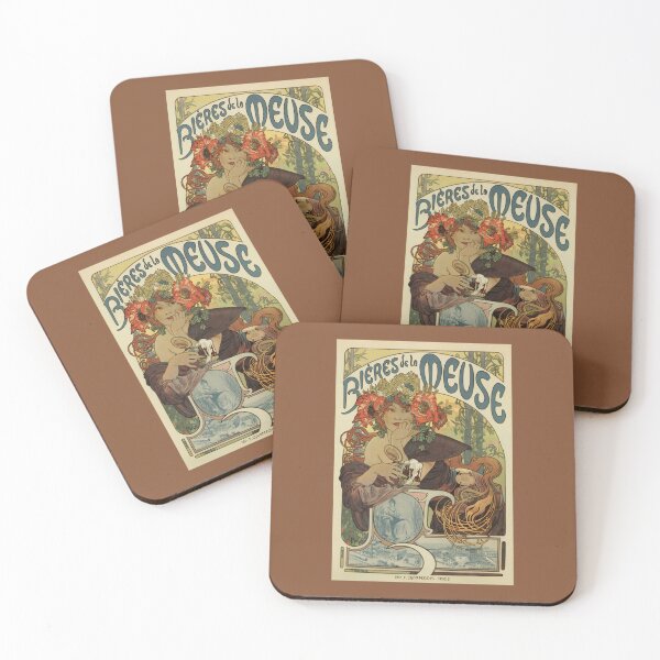 Item preview, Alfons Mucha art nouveau beer ad 	 	 designed and sold by xbsdohjd91.