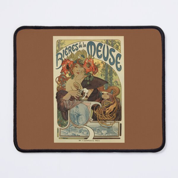 Item preview, Alfons Mucha art nouveau beer ad 	 	 designed and sold by xbsdohjd91.