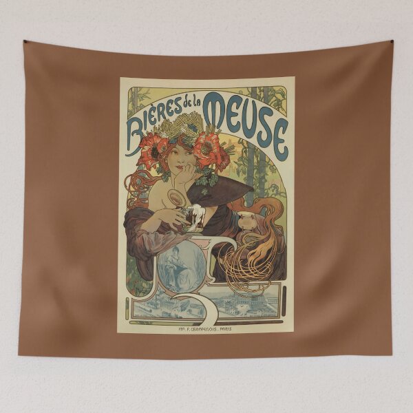 Item preview, Alfons Mucha art nouveau beer ad 	 	 designed and sold by xbsdohjd91.