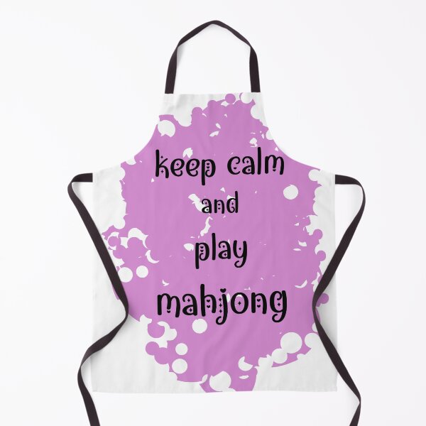 Item preview, keep calm and play mahjong (pink) designed and sold by EmeraldeaArt.