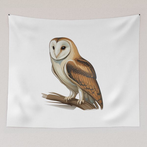 Item preview, The iconic barn owl designed and sold by naturemenagerie.