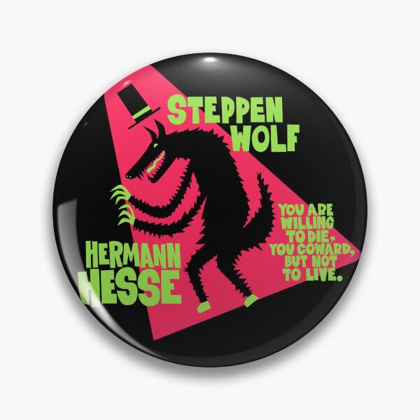 Item preview, Hermann Hesse - Steppenwolf Illustration designed and sold by Boogosh.