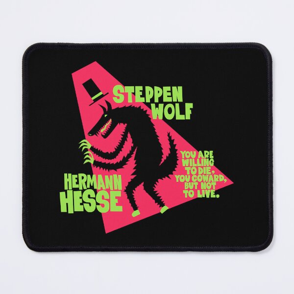 Item preview, Hermann Hesse - Steppenwolf Illustration designed and sold by Boogosh.