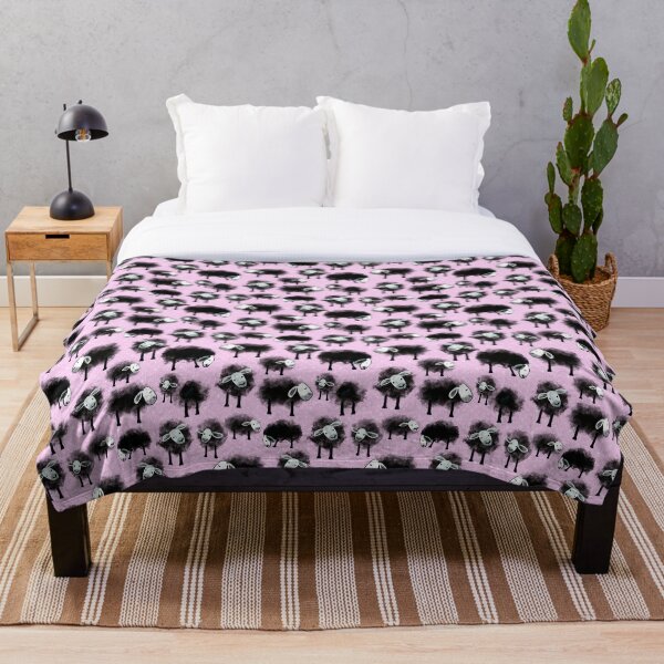 Item preview, Black Sheep on Lilac designed and sold by Christine Philbrick.
