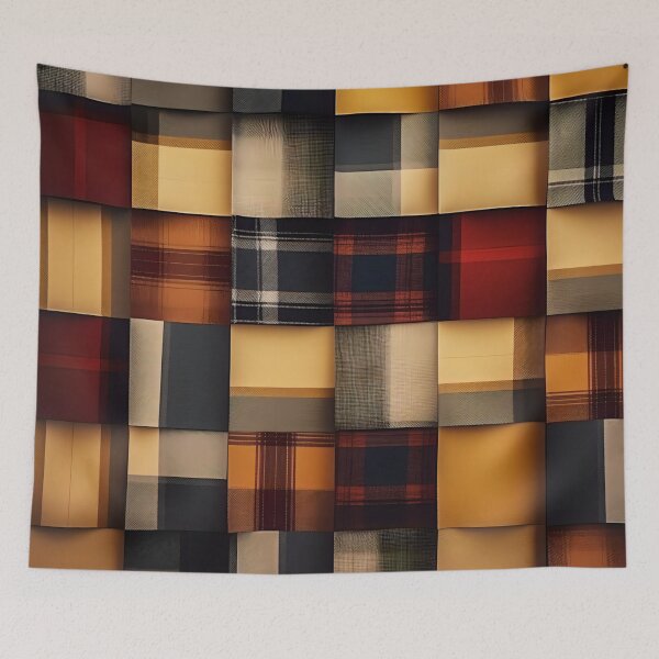 Item preview, A autumn plaid pattern designed and sold by TogetherDshop.